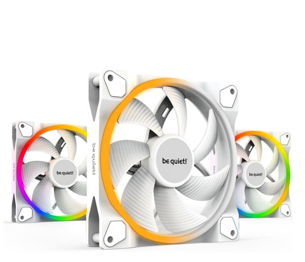 BE QUIET! Light Wings White 140 PWM Triple-Pack 3x140mm BL102 - 1138228 - zdjęcie